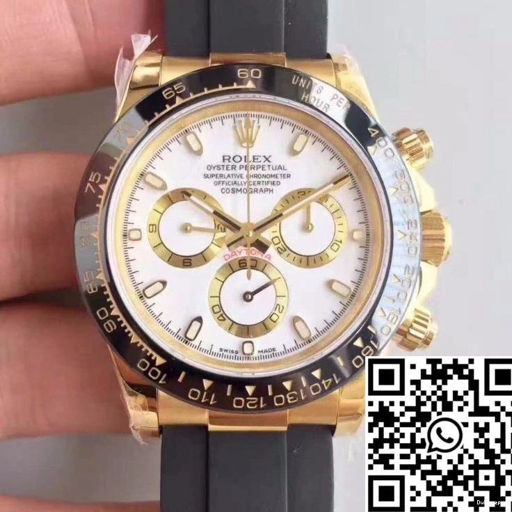 Cosmograph Daytona 116518LN White Rolex Factory Dial Original 1126 AR 0728